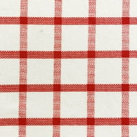 Shason Textile 45 yd pamut kockás varrás és kézműves szövet, piros és fehér
