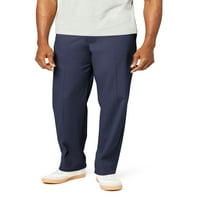 Dockers férfiak klasszikus lapos elülső, könnyű khaki nadrág nyújtással