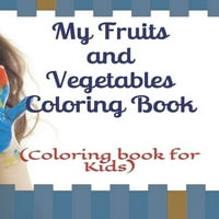 Gyümölcsök és zöldségek színező könyv: