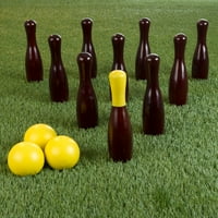 Lawn Bowling játék-angol sekkles szett-indoor kültéri szórakozás kisgyermekek, gyerekek, felnőttek számára-facsapok, golyók és