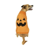 Élénk élet Halloween kutyaruhák, narancssárga jack-o-lámpás pulóver, kutyák számára, nagy méretű