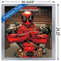 Marvel Comics-Deadpool-Pose Fali Poszter, 14.725 22.375