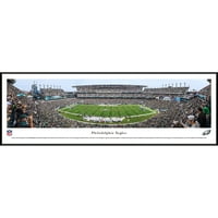 Philadelphia Eagles - Yard Line a Lincoln Financial Fieldnél - Blakeway Panoramas NFL nyomtatás szabványos kerettel