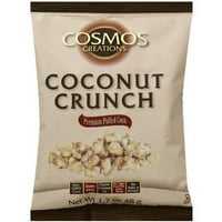 Cosmos Creations Coconut Crunch prémium puffasztott kukorica, 1. oz