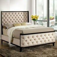 Amerikai bútorok byrd panel ágy, királynő, bézs