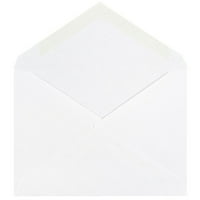 Papír és boríték 4bar A meghívó borítékok V-flap, 1 8, fehér, 250 doboz