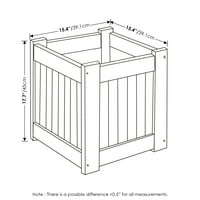 Furinno 15 15 18 Barna Fa Ültetvényes Dobozok