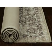 Japles szőnyegek hagyományos vintage virágbézs beltéri folyosó futó szőnyeg, 2'6'x10 '