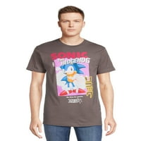 Sonic The Hedgehog férfi és nagy férfi grafikus pólók, 2-csomag, S-3XL