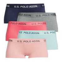 S. Polo Assn. Női varrat nélküli Boyshort Bugyi, 5-csomag