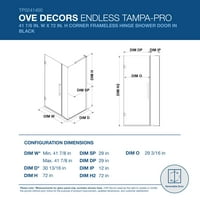 Ove dekorok Tampa-pro 41- in. W in.