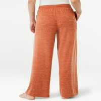 JoySpun női HACCI kötött széles lábú pizsamás nadrág, S -tól 3X -ig