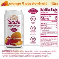 Óceán spray -koffeinmentes mangó passionfruit pezsgő, fl oz, kannák