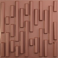 5 8 W 5 8 H STAGTAGED Tégla endurawall dekoratív 3D -s fali panel, univerzális gyöngy metál pezsgő rózsaszín