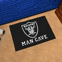 - Oakland Raiders Man Cave Starter szőnyeg 19 X30