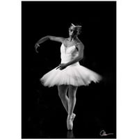 Védjegy Art balerina XV vászon művészet Martha Guerra, 22x32