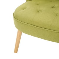 Nemes ház szikelyes világos zöld szövet tufás papucs szék