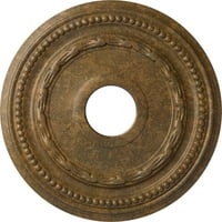 Ekena Millwork 3 8 OD 5 8 ID 1 P szövetségi mennyezeti medál, kézzel festett bronz