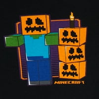 Minecraft Boys hosszú ujjú Halloween pizsama nadrágkészlet, 2 darab, méret 4-10