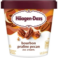 Haagen Dazs Bourbon Praline Pecan fagylalt, kóser, csomag, 14oz