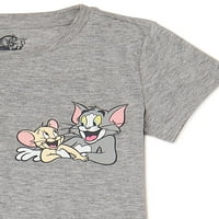 Tom & Jerry Girls grafikus pólók, 3-csomag, méretű 4- & Plus