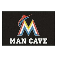 - Miami Marlins Man barlang indító szőnyeg 19 X30