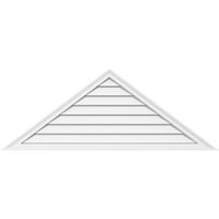 68 W 17 H háromszög felszíni PVC Gable Vent Pitch: Funkcionális, W 2 W 1-1 2 P BrickMould keret