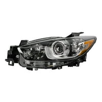 Új OEM csere vezető oldali fényszóró lencse és ház, illik 2013-Mazda CX5