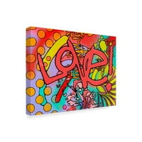Védjegy Szépművészet 'Love II' vászon művészete, Dean Russo