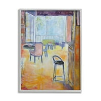 A Stupell Indprides Tropical Lounge nyitott szoba bútorozott belső kortárs festmény, 20, Snne Marie tervezése