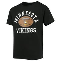 Ifjúsági fekete Minnesota vikings labdarúgó póló