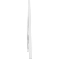 Ekena Millwork 72 W 24 H 1 P hangmagasság Austin építészeti minőségű PVC Gable Pediment