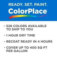 Colorplace Ultra külső festék és alapozó, alpesi levegő aqua, szatén, gallon