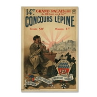 Védjegy Képzőművészet 'Concours Lepine 1910' Canvas Art by Vintage Apple Collection