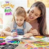 Artskills színe számú kifestőkönyv olyan gyerekeknek, illatos markerekkel és matricákkal, édes ételekkel