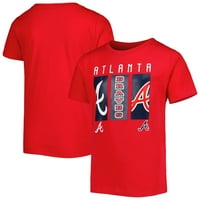 Ifjúsági Red Atlanta Braves logó póló