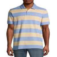 Férfi Advantage Performance Comfort Stretch Stripe Polo ing