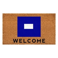 Tengeri jelző zászló monogram doormat 24 48