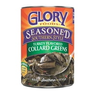 Glory Foods Pulyka Ízesített Collard Zöldek, Konzerv Zöldségek, 14. oz