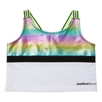 Justice Girls J-Sport blokkolta a Longline Active Sports melltartót, Méret XS-XXL