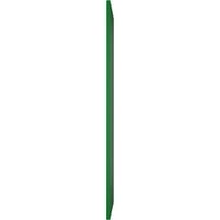 Ekena Millwork 15 W 51 H True Fit PVC átlós slat modern stílusú rögzített redőnyök, Viridian Green