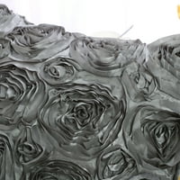 Egyedi alku 3D -s virágdekoratív dobási párnahuzatok 16 16 szürke