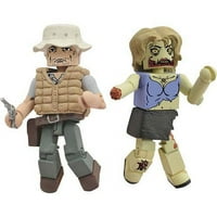 Walking Dead Dale és Zombie Mini figurák