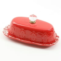 A Pioneer Woman 8 Floral Burns Butter Dish