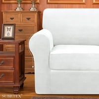 Subrte 2 darabos bársonyos magas nyújtó kanapé burkolat, külön párnahuzatok