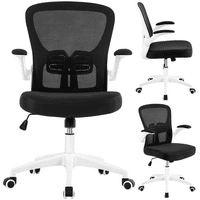 Smilemart gördülő ergonómikus háló irodai szék ágyéki támogatással középső, fehér