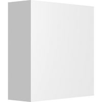 Ekena Millwork 3 W 3 H 1 P Standard Sedgwick rozetta négyzet alakú élekkel