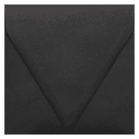 Luxpaper négyzet alakú kontúr fedél borítékok, éjfél fekete, 1000 csomag