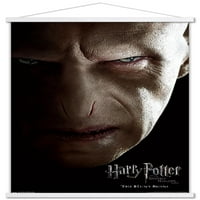 Harry Potter és a Halál ereklyéi: rész-Voldemort egy lapos Falplakát fa mágneses kerettel, 22.375 34