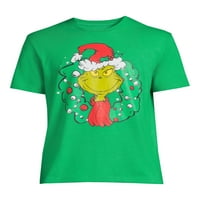 Grinch férfi karácsonyi grafikus póló rövid ujjú